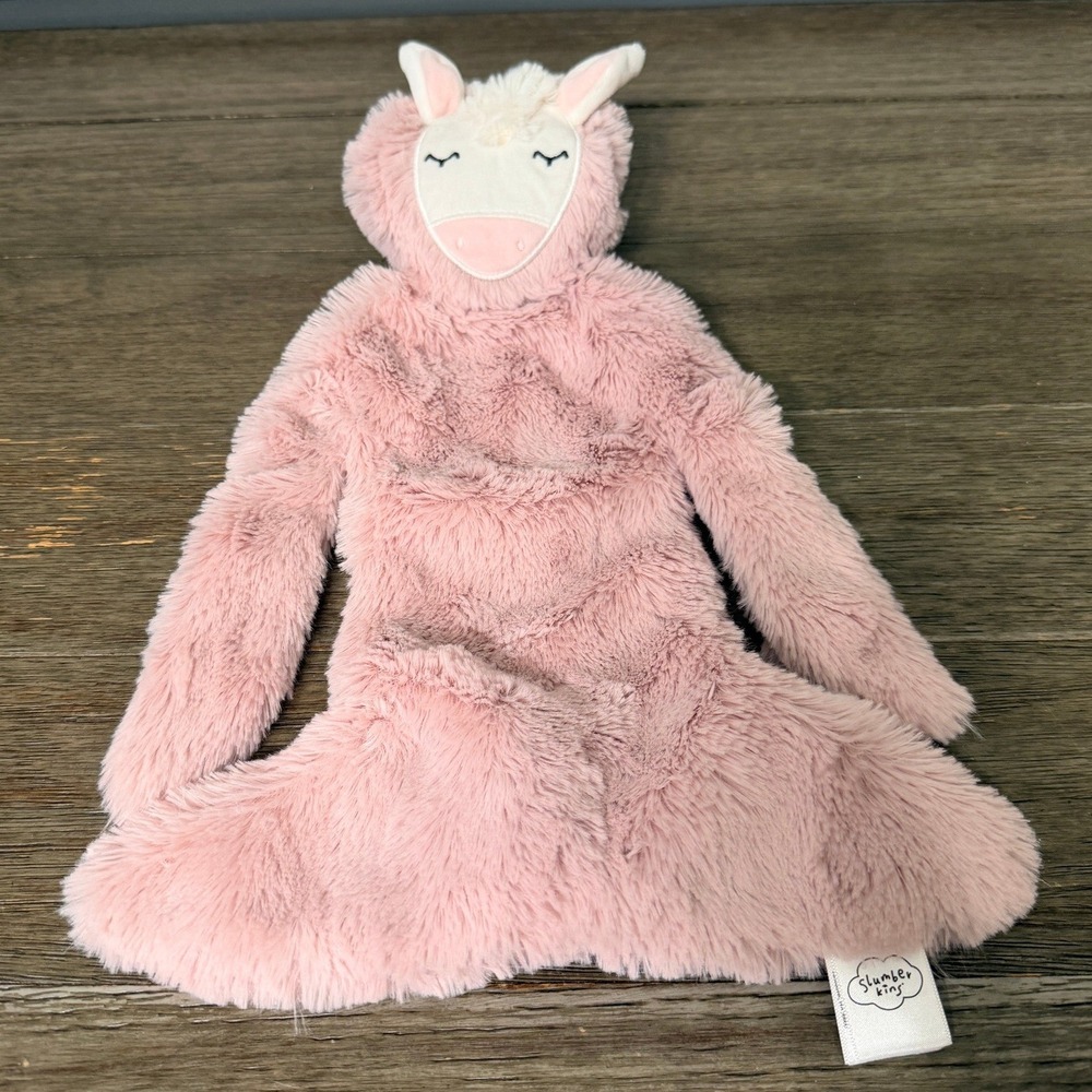 Slumberkins Pink Alpaca Snuggler Plush
